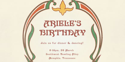 Magnolia Muse Font Poster 6