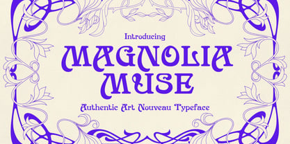 Magnolia Muse Font Poster 1