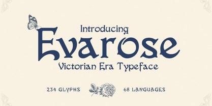 Evarose Font Poster 1