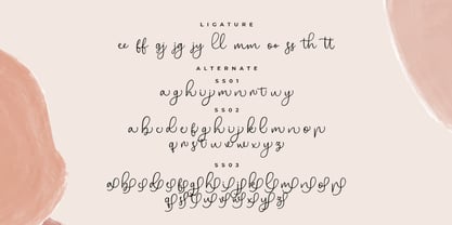 Bryan Kimberly Font Poster 9