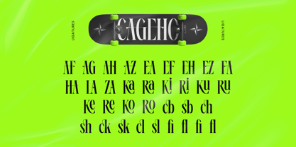 Ehkofa Font Poster 10