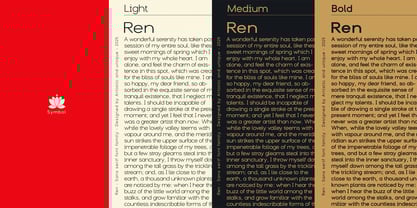 Ren Font Poster 14