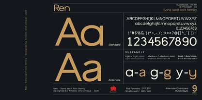 Ren Font Poster 8