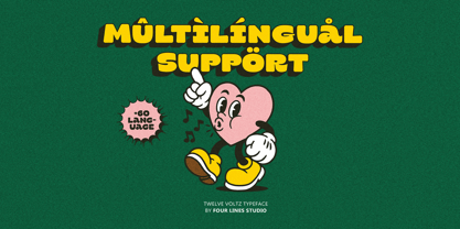 Twelve Voltz Font Poster 9