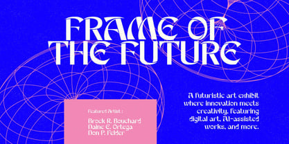 Citadel Stencil Font Poster 5