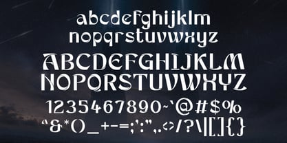 Citadel Stencil Font Poster 3