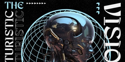 Citadel Stencil Font Poster 6