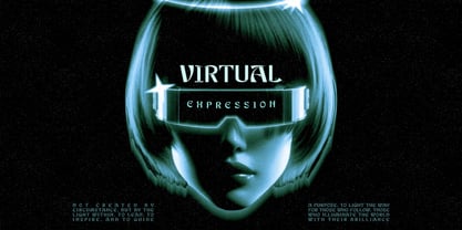 Citadel Stencil Font Poster 4