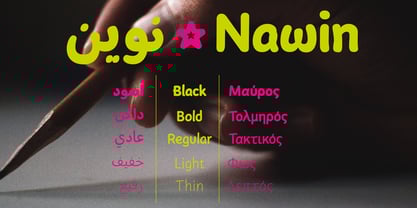 Nawin Grk Ltn Font Poster 1