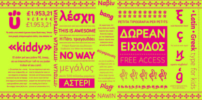 Nawin Grk Ltn Font Poster 2