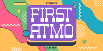 First Atmo Font Poster 1