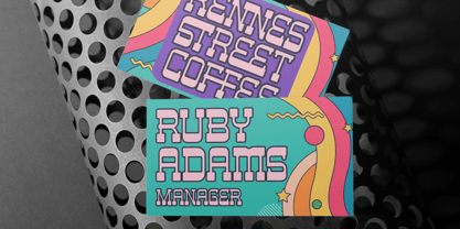 First Atmo Font Poster 4