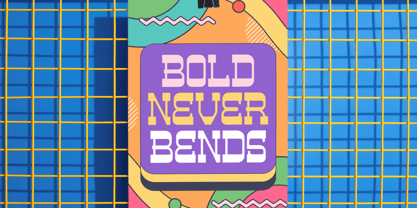 First Atmo Font Poster 3