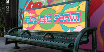 First Atmo Font Poster 2