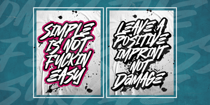 Thrashlane Font Poster 4