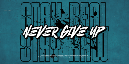 Thrashlane Font Poster 2