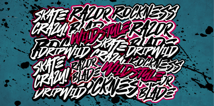 Thrashlane Font Poster 6