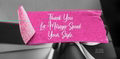 Mireya Font Poster 10