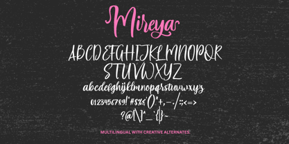 Mireya Font Poster 5