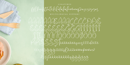Staly Celestial Font Poster 14