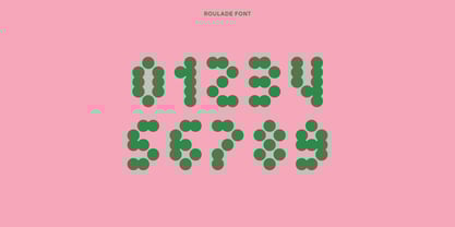 Roulade Font Poster 3