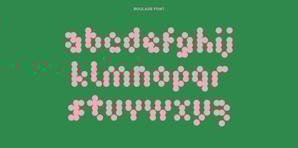 Roulade Font Poster 2