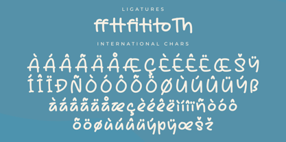 Foresto Rayfith Font Poster 8