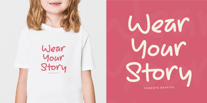 Foresto Rayfith Font Poster 2