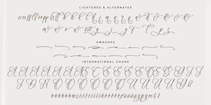 Adofellins Barlinestya Font Poster 8