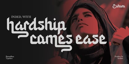Zahara Font Poster 6