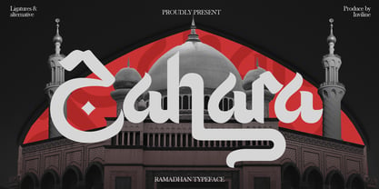 Zahara Font Poster 1