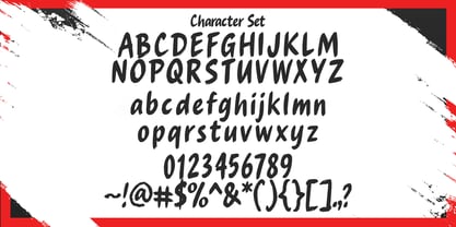 Uskyn Font Poster 8