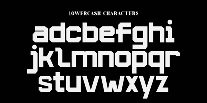 Frontally Font Poster 3