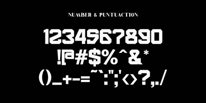 Frontally Font Poster 4