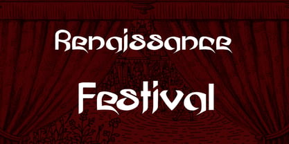 Ren Fest Font Poster 2