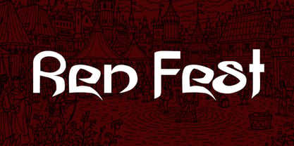 Ren Fest Font Poster 1