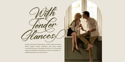 Yeliska Dasmithe Font Poster 10