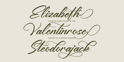 Yeliska Dasmithe Font Poster 2