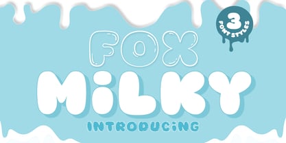 Fox Milky Font Poster 1