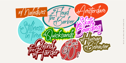 Billy de Rollins Font Poster 9