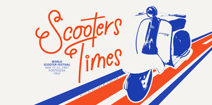 Billy de Rollins Font Poster 2