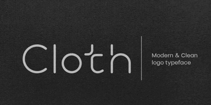 Cloth Font Poster 1