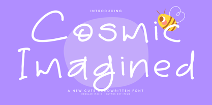 Cosmic Imagined Font Poster 1