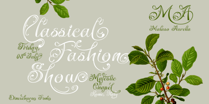 Dineschara Font Poster 6