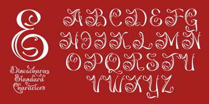 Dineschara Font Poster 3