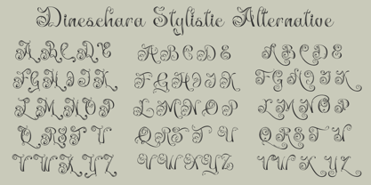 Dineschara Font Poster 8