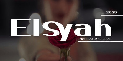 Elsyah Font Poster 1