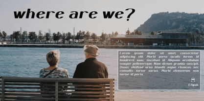 Elsyah Font Poster 7