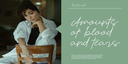 Bitriah Font Poster 5