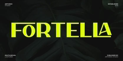 Fortella Font Poster 1